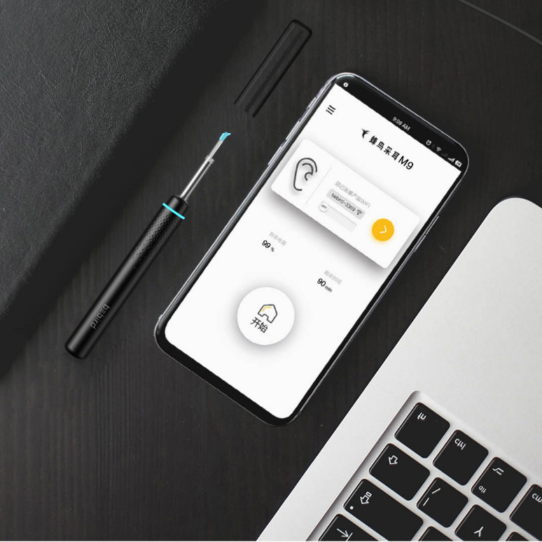 黑蜂智造bebird M9 Pro（英文版）智能可视耳勺采耳棒