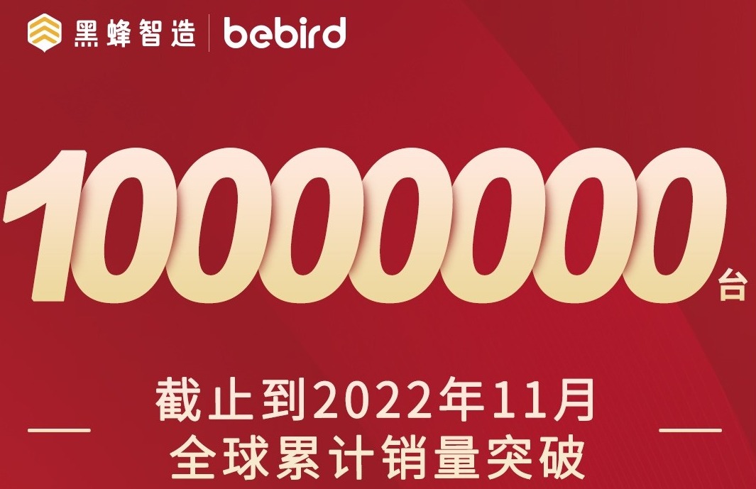 bebird 可视采耳仪领跑全球赛道 销量突破10000000台！