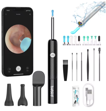 bebird可视挖耳勺蜂鸟蛇形可弯曲带镊子耳勺掏耳神器bebird3Plus