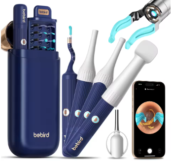 bebird可视挖耳勺蜂鸟蛇形可弯曲带镊子耳勺掏耳神器bebird3Plus